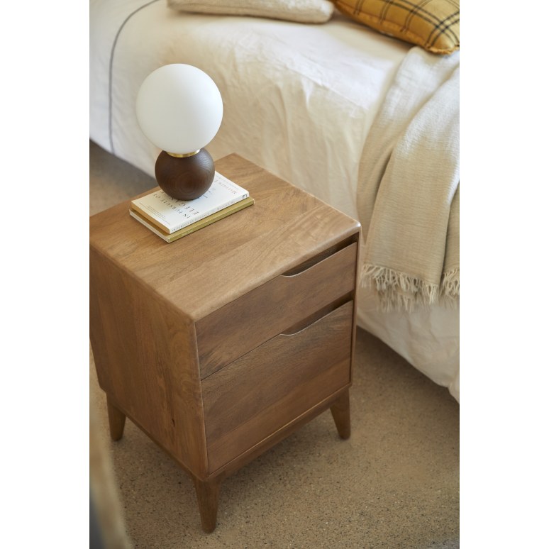 Gabrielle - Bedside table in solid mango wood