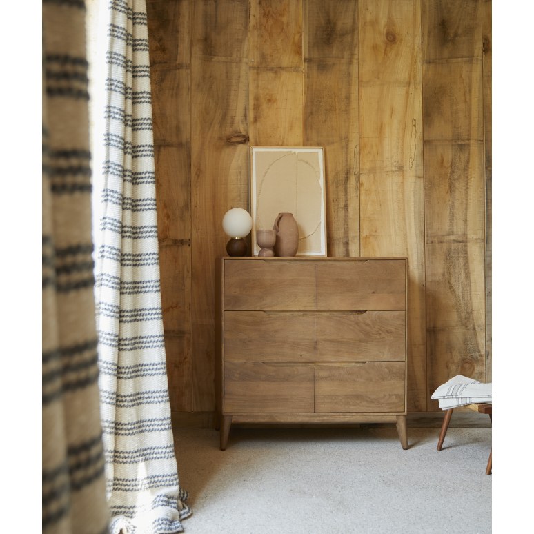 Gabrielle - Solid mango chest of drawers