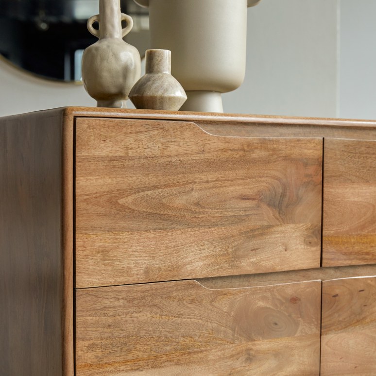 Gabrielle - Solid mango chest of drawers