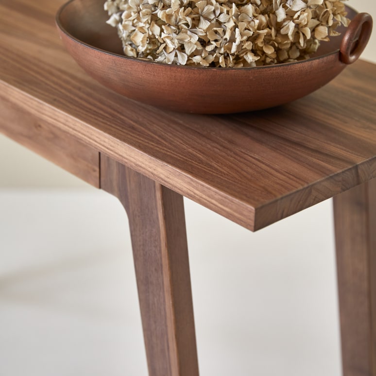 Esmée - Solid walnut console table