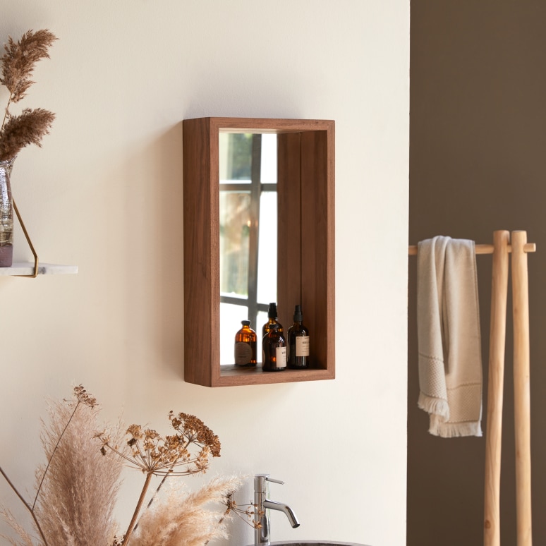 Stelle - Solid Walnut Mirror