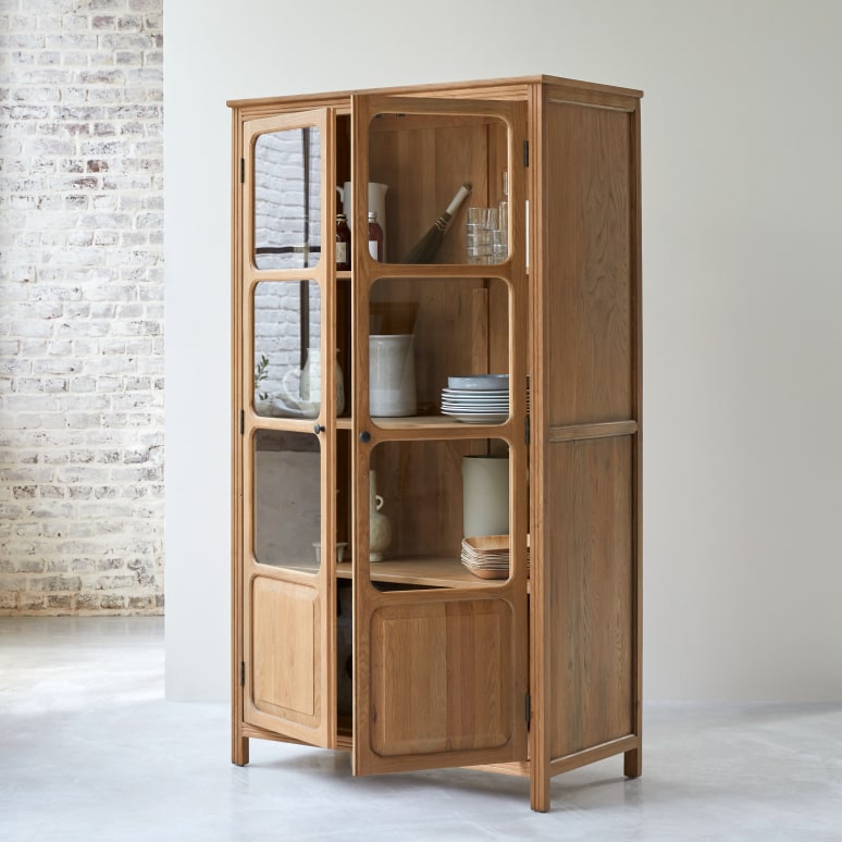 Marthe - Credenza in legno di quercia massello