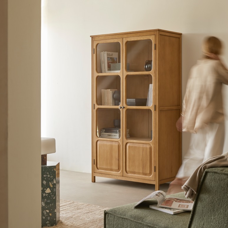 Marthe - Storage cabinet in solid oak 