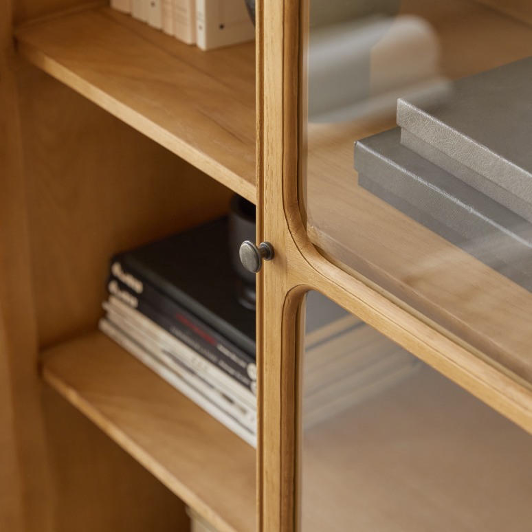 Marthe - Solid oak bookshelf