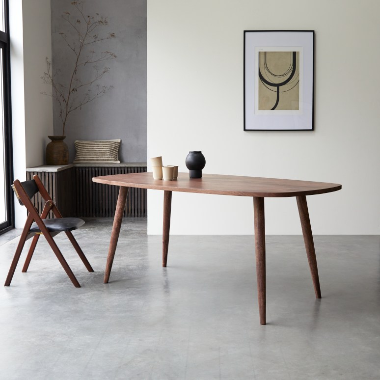 Lazare - Table en manguier massif 6-8 pers.