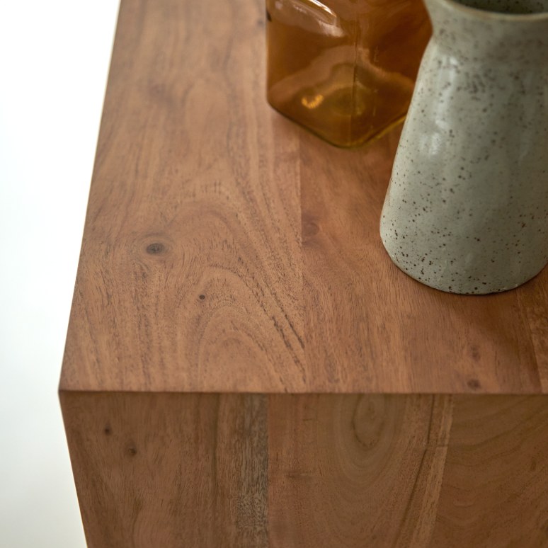 Olga - Cassettiera in legno di acacia massello