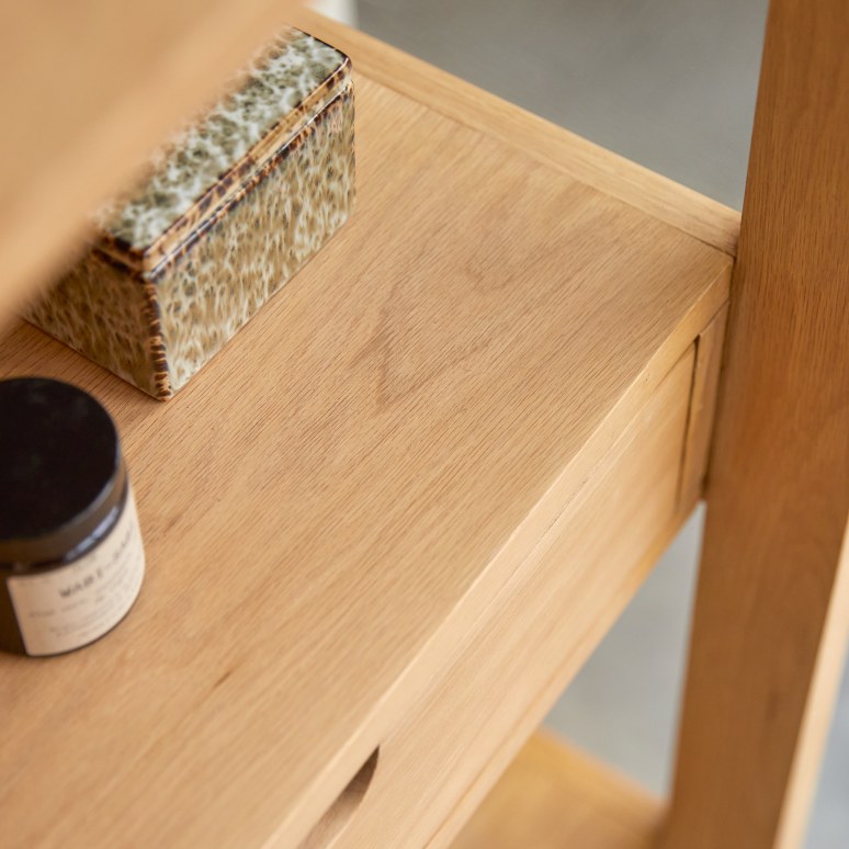 Adel - Solid oak bookcase