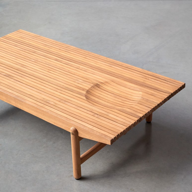 Fado - Solid teak garden coffee table