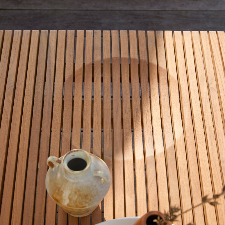 Fado - Table basse de jardin en teck massif