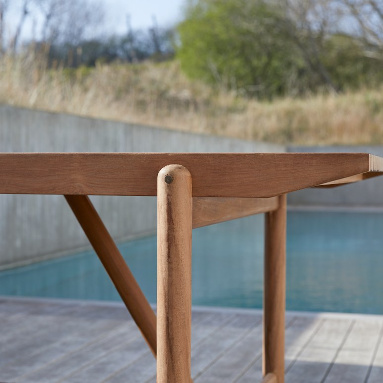 Fado - Massief teakhouten tuintafel voor 6/8 personen