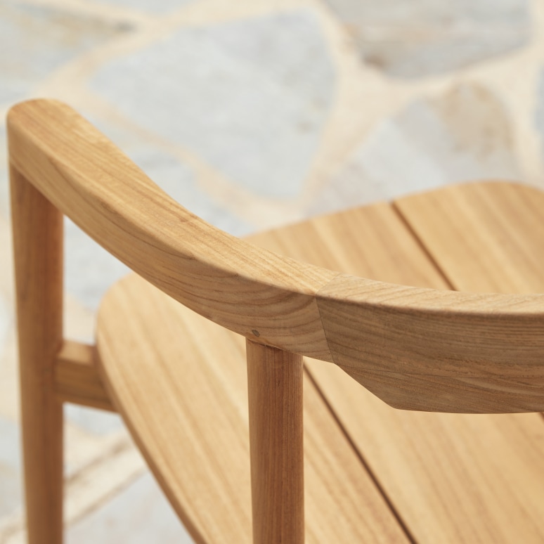 Francia - Solid teak garden chair