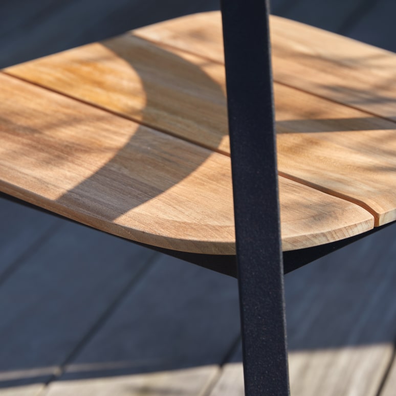 Arco - Gartenstuhl aus Teak massiv und Aluminium