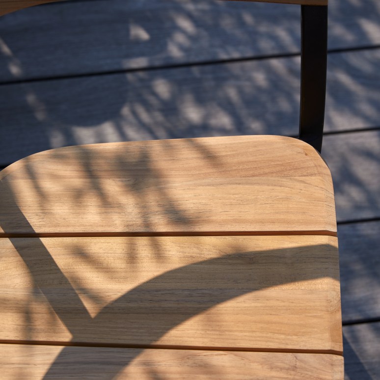 Arco - Gartenstuhl aus Teak massiv und Aluminium