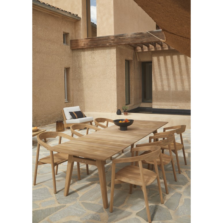 Francia - Gartenstuhl aus massivem Teakholz