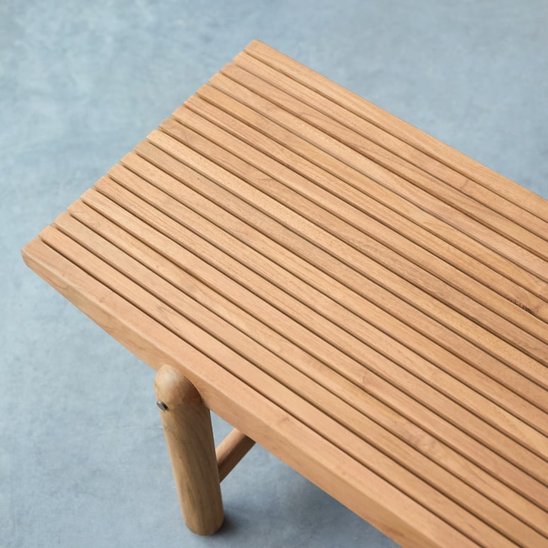 Fado - Panca da giardino in teak massello