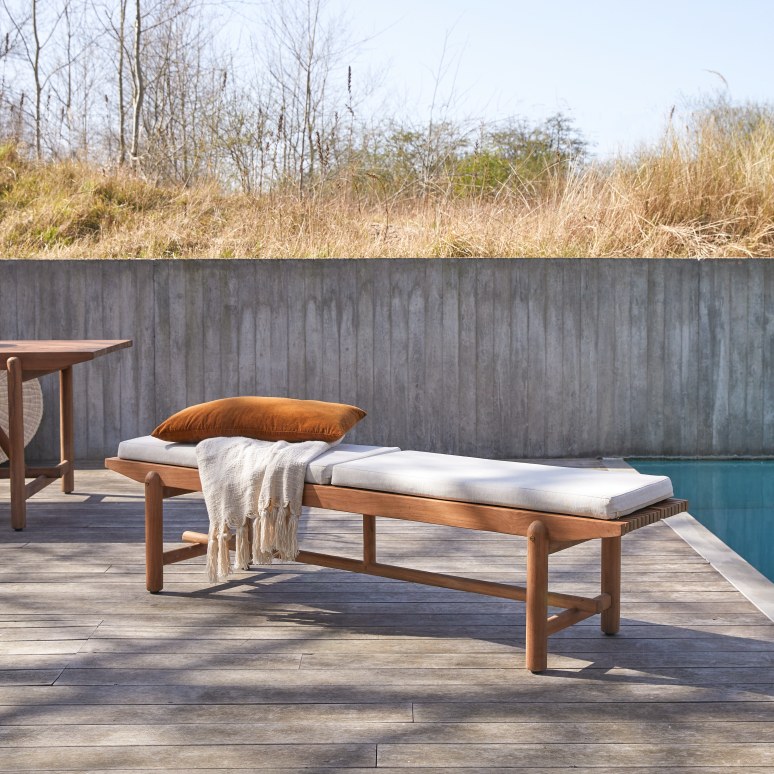 Fado - Banc de jardin en teck massif