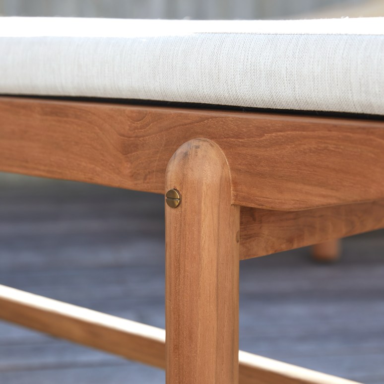 Fado - Massief teakhouten tuinbank