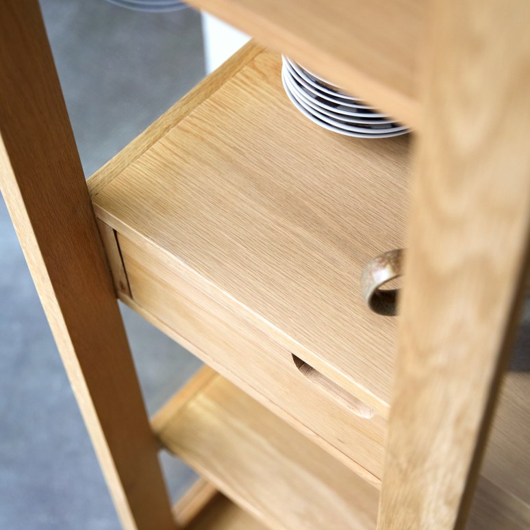 Adel - Solid oak storage cabinet