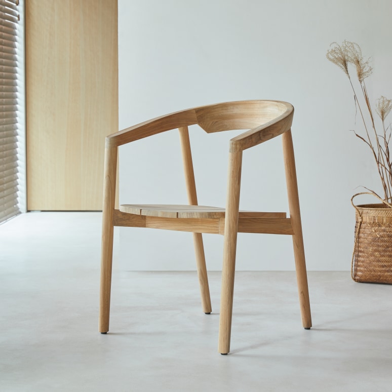 Francia - Solid teak chair