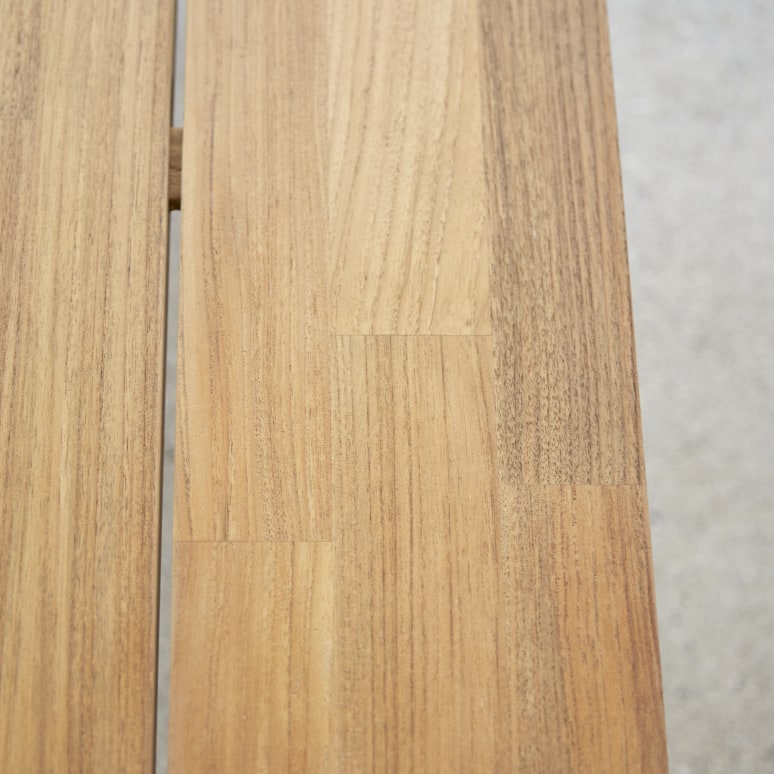 Harper - Tavolo in teak massello e alluminio 6-8 persone