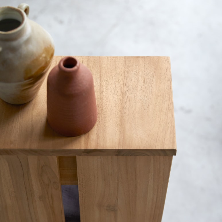 Eden - Massief teakhouten banktafel