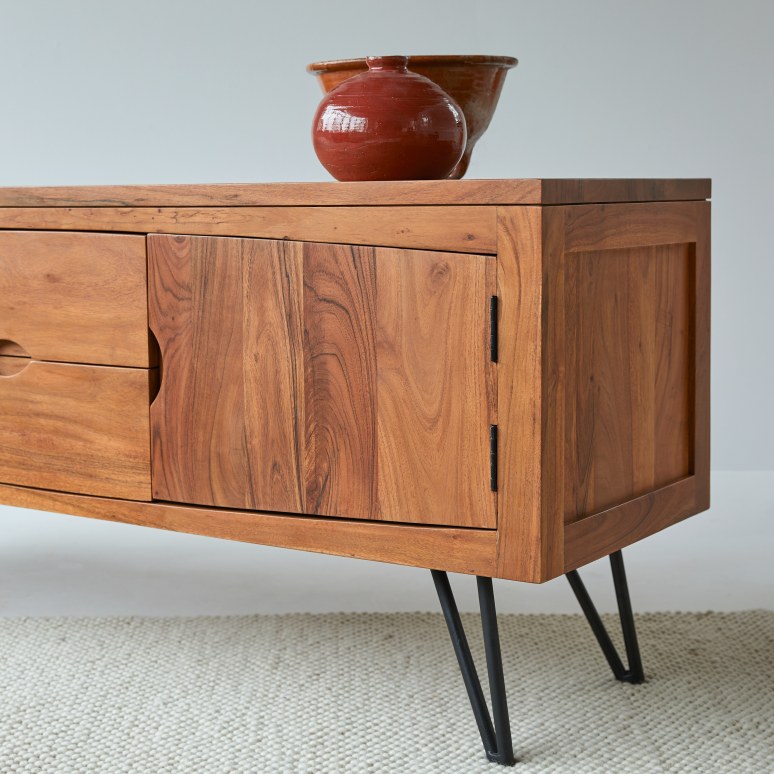 Bonnie - Solid Acacia TV Stand