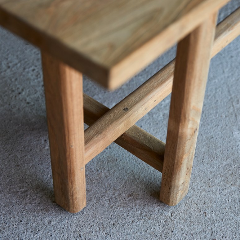 Antonia - Reclaimed Solid Teak Bench