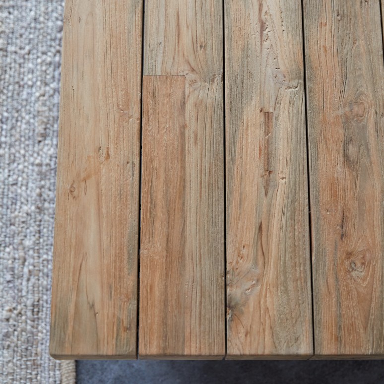 Joaquin - Bankje van gerecycled massief teak