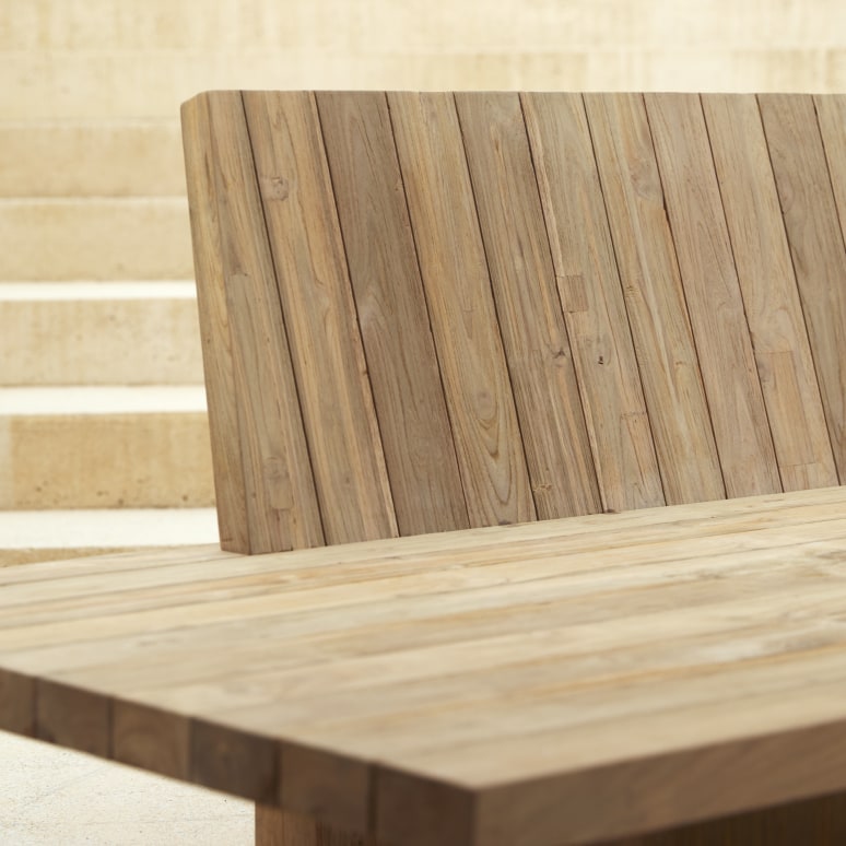 Joaquin - Tuinbank van gerecycled massief teak