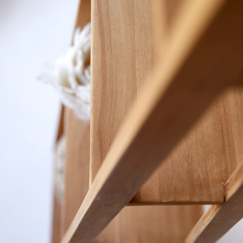 Bahya - Children's bookcase in solid teak