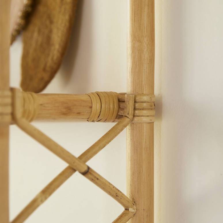 Marius - Children's wall shelf in rattan