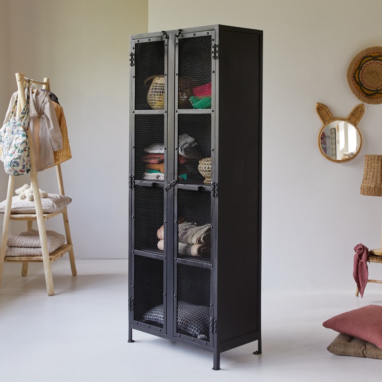Cléo - Children's metal mesh wardrobe