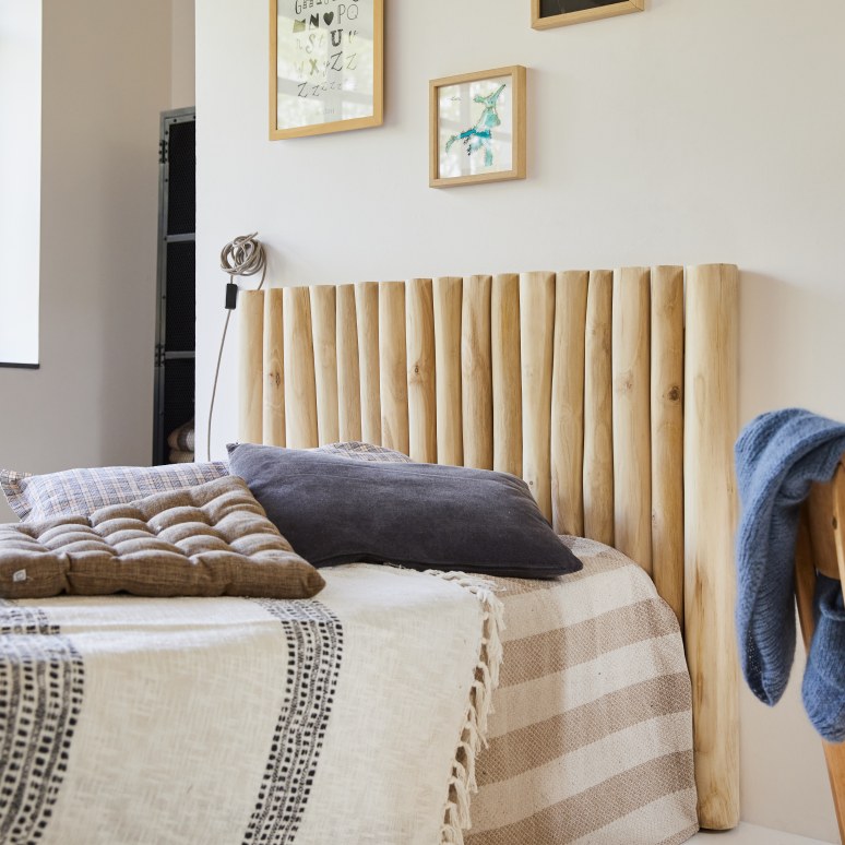 River - Testiera per bambini in teak massello 120 cm