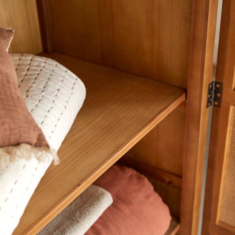 Ninon - Armario infantil de pino y caña