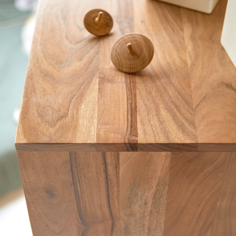 Pavel - Cassettiera per bambini in legno di acacia