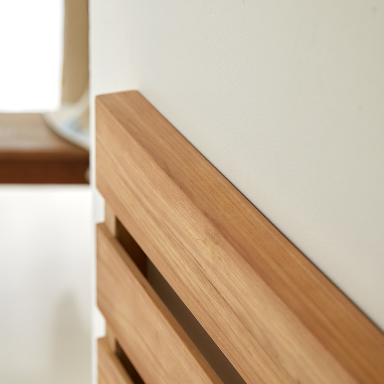 Urbain - Kinder-Kopfteil aus massivem Teak 135 cm