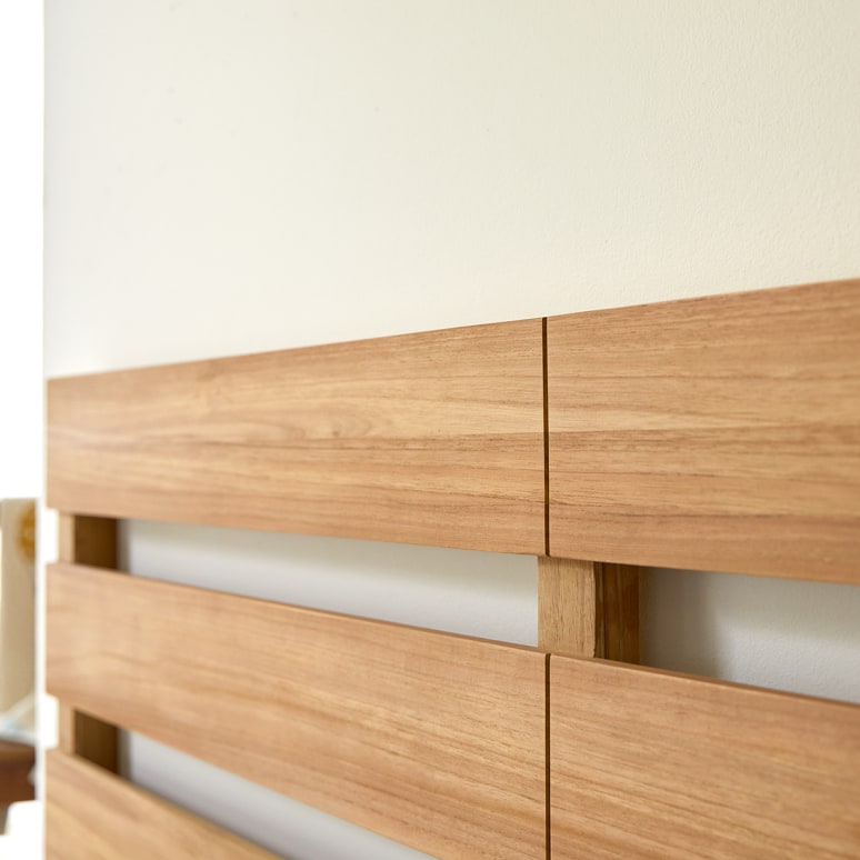 Urbain - Testiera per bambini in teak massello 135 cm