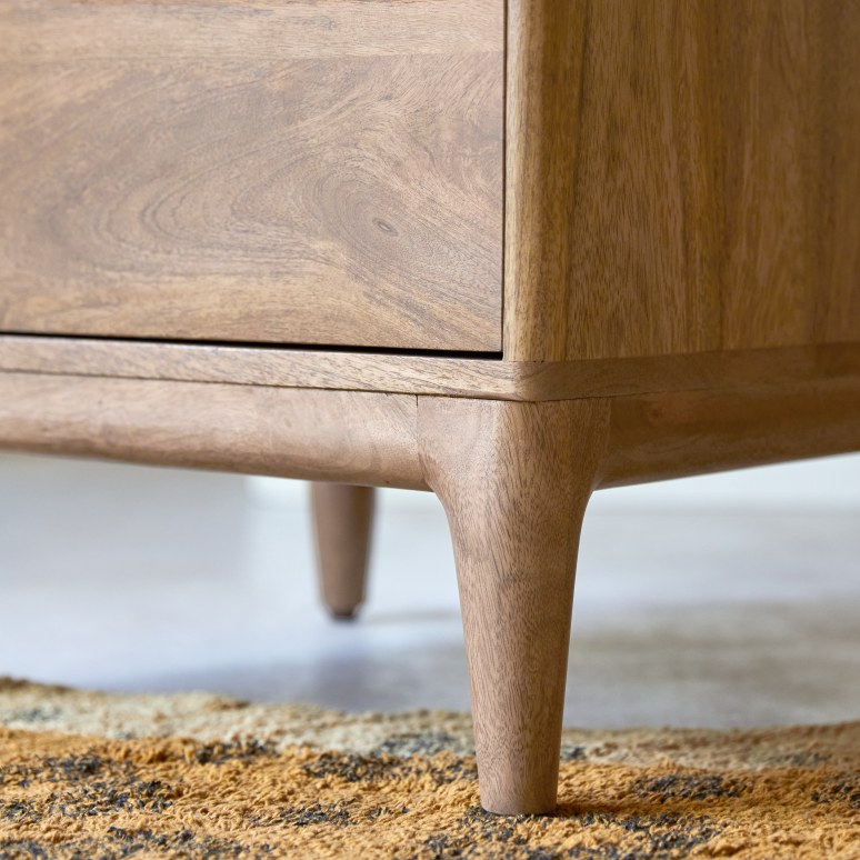 Gabrielle - Children's bedside table in solid mango