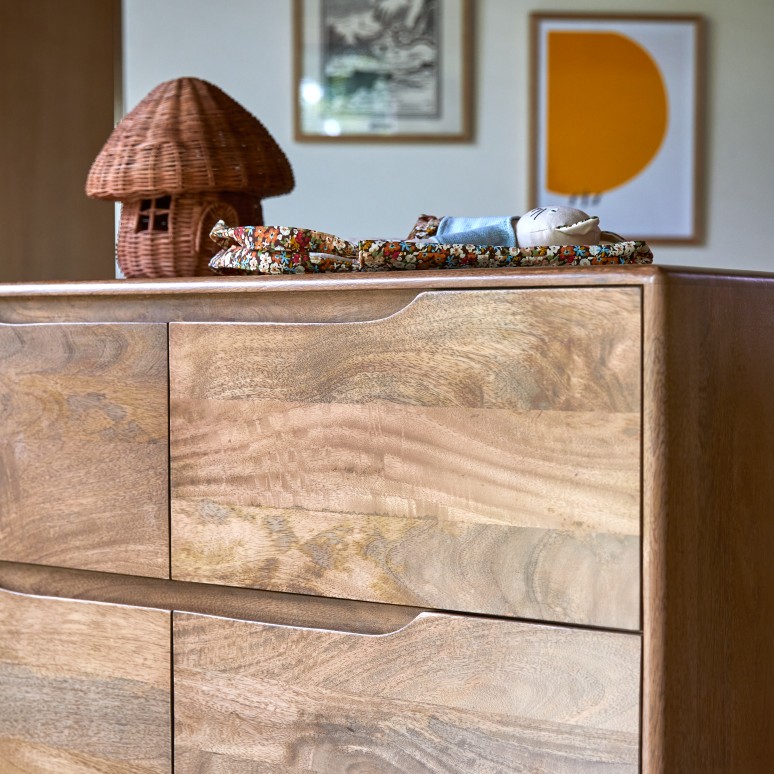 Gabrielle - Children’s chest of drawers in solid mango wood