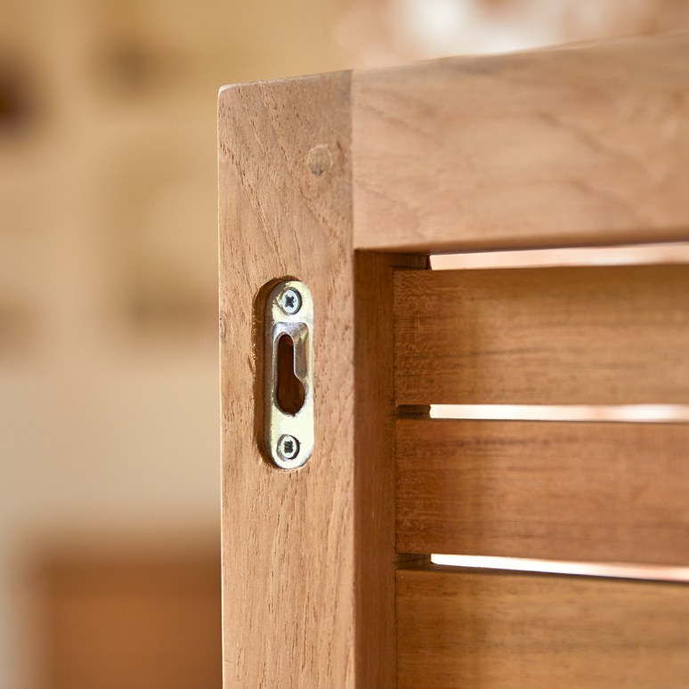 Suzette - Children’s headboard in solid teak, 95 cm