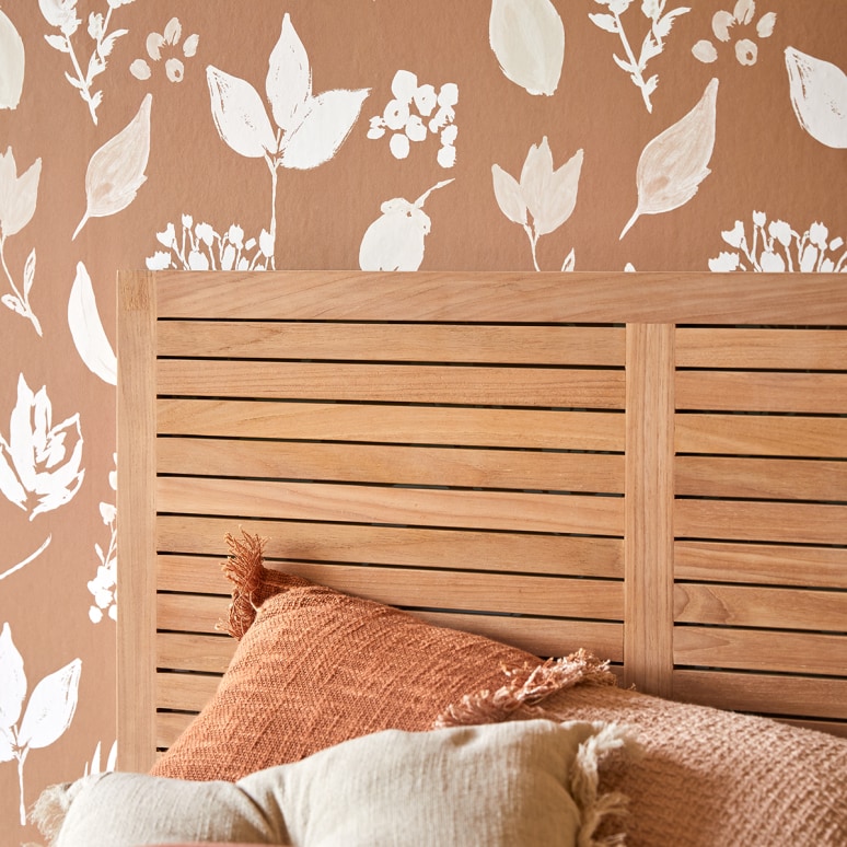 Suzette - Children’s headboard in solid teak, 95 cm