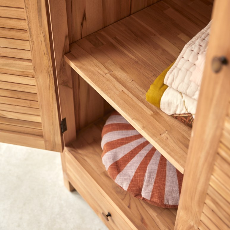 Suzette - Armadio per bambini in teak massello