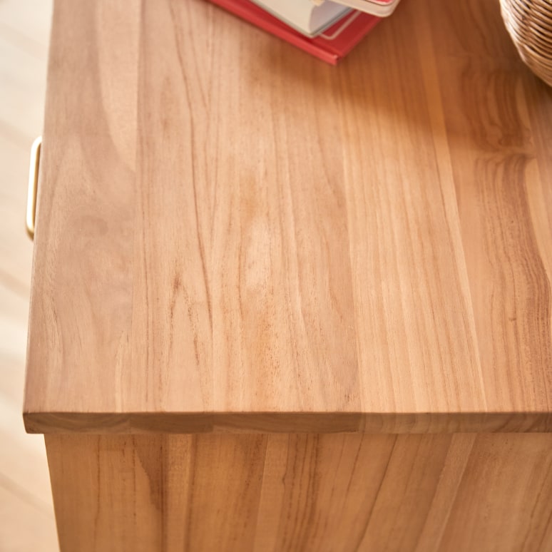 Kort - Children's desk in solid teak 