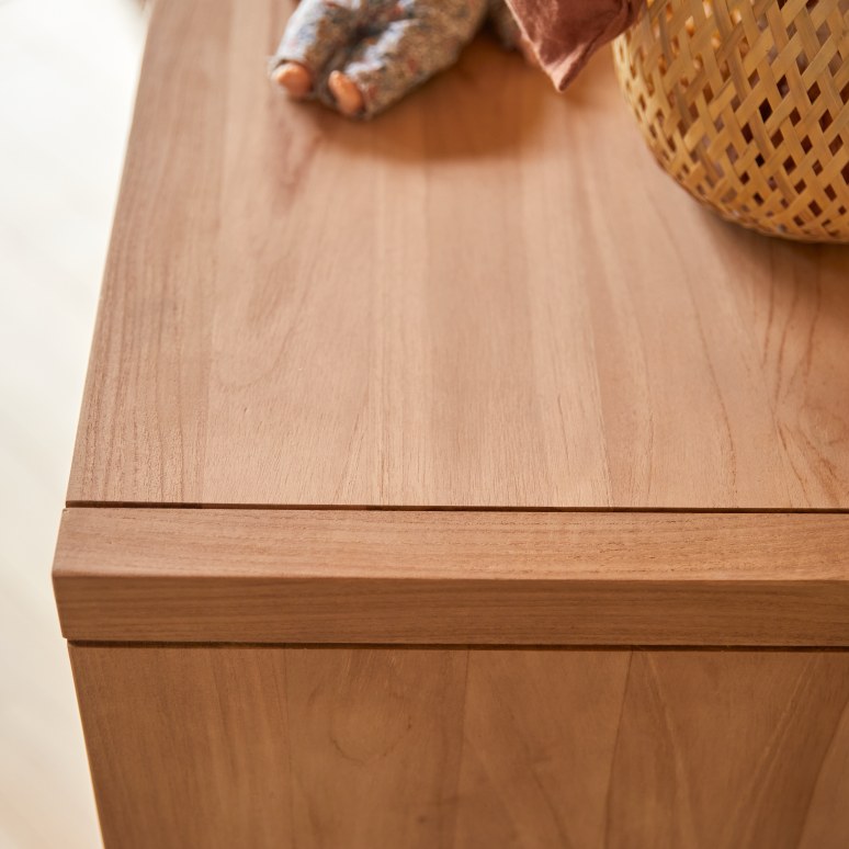 Kort - Cassettiera per bambini in teak massello