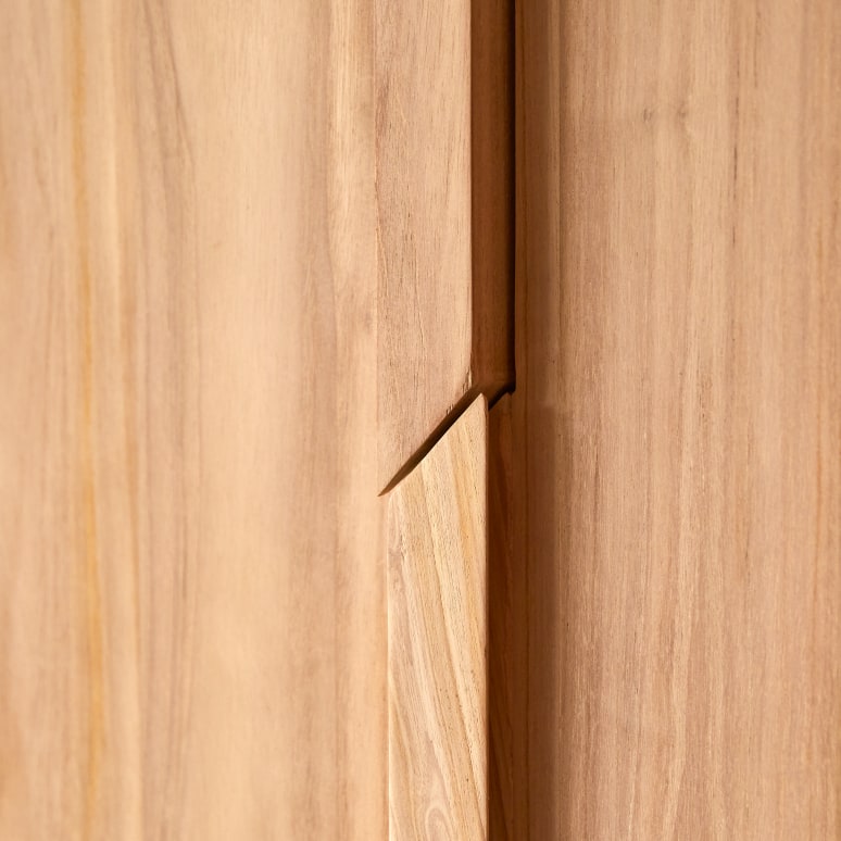 Greta - Armadio per bambini in teak massello