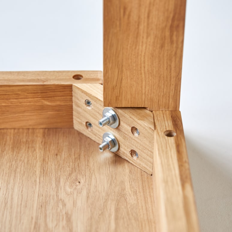 Eden - Massief eiken bartafel voor 2/4 personen