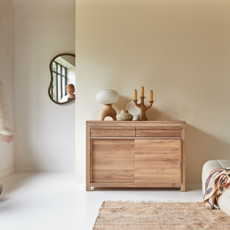 Luce - Solid oak sideboard 120 cm