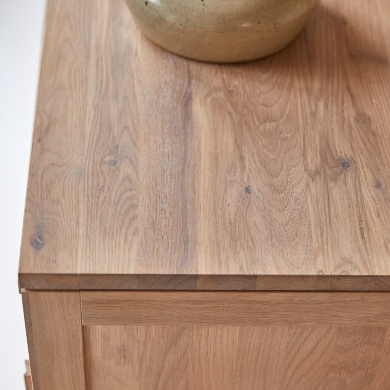 Luce - Solid oak sideboard 120 cm