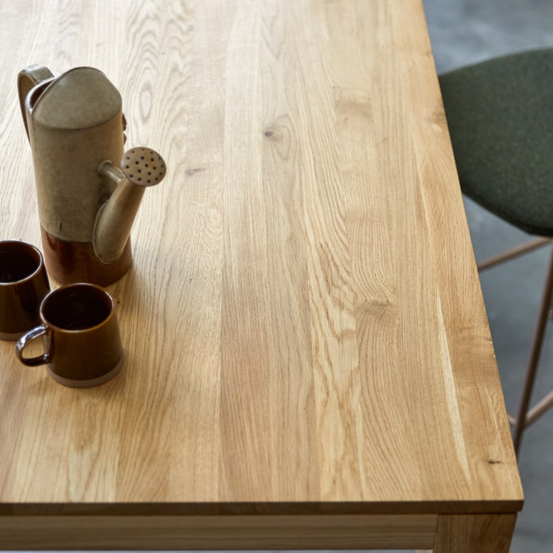 Eden - Solid oak bar table for 4-6 people