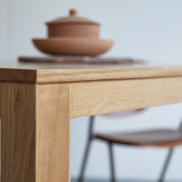 Eden - Solid Oak Table for 2 to 4 people